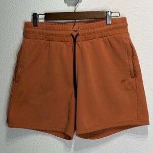 Fabletics Rust Pull-On Athletic Shorts Large